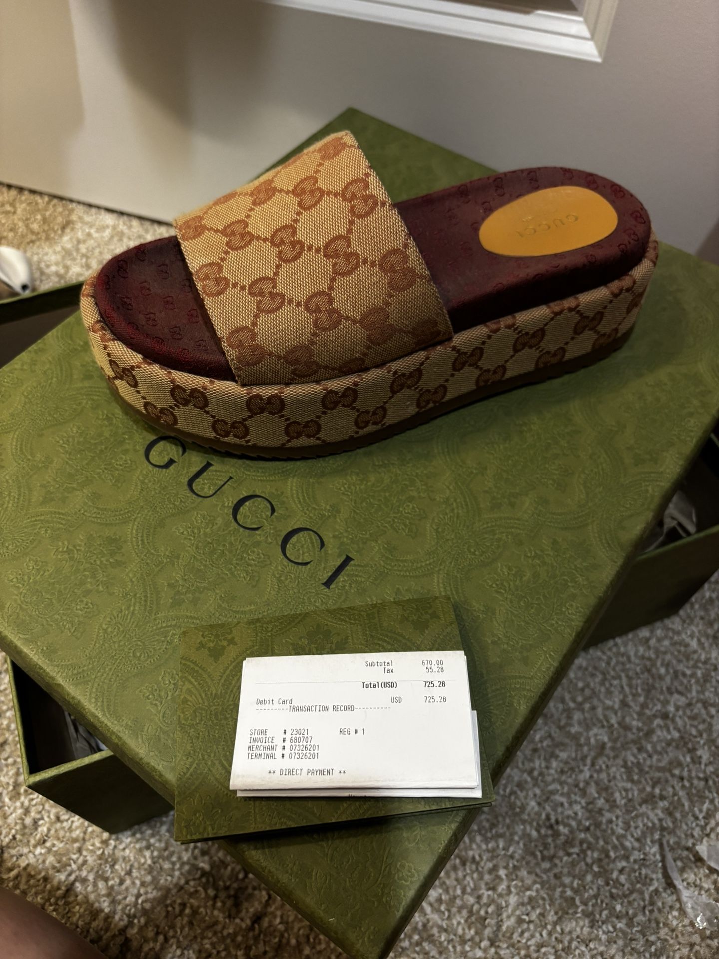 Gucci Platforms Sandals