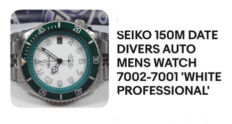 Seiko Divers Watch (green)