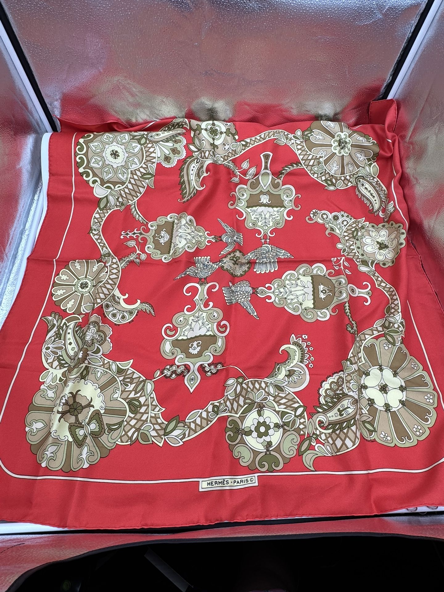 Hermes Cendrillion Cinderella Scarf With Book