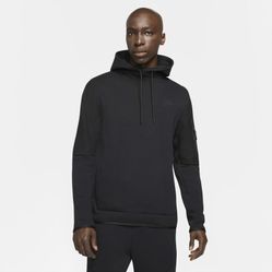 NEW Nike Sportswear Tech Fleece Men's Large Pullover Hoodie - Black (DD5174-010)