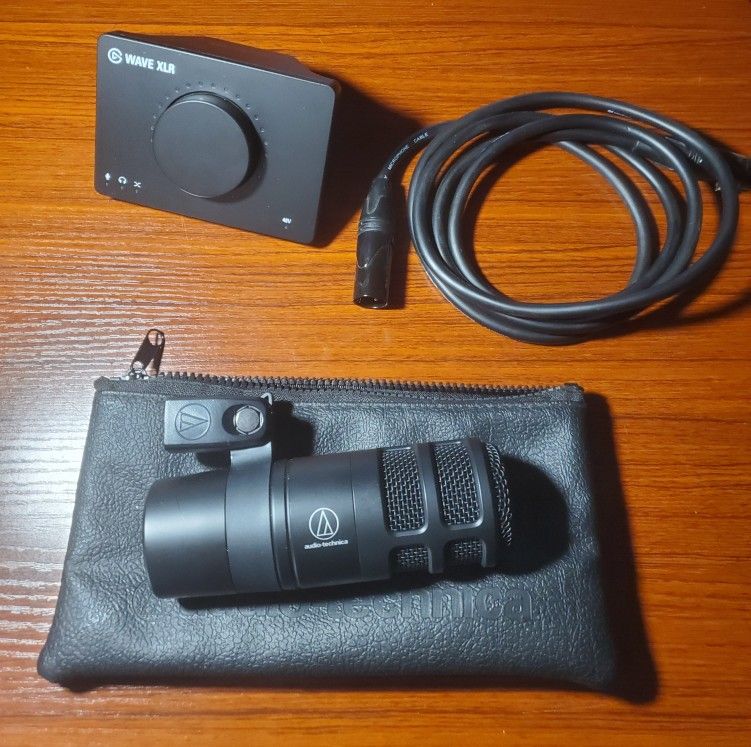 Elgato Wave XLR + Audio-technicha AT2040 Microphone