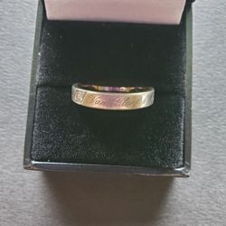 ORIGINAL AUTHENTIC Van Cleef & Arpels PLATINUM AND DIAMOND BAND