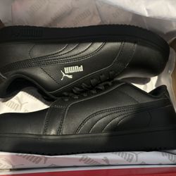 Black Puma Steel Toe Shoes