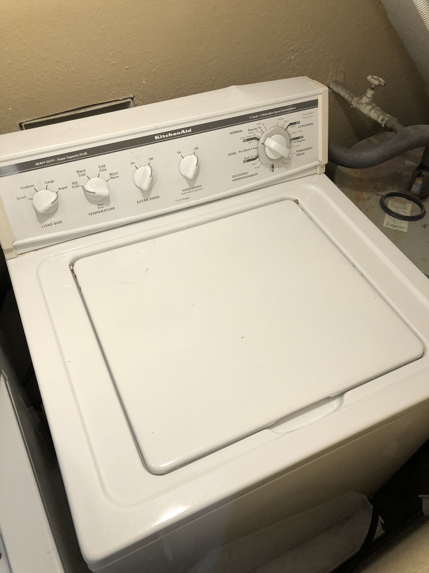 KitchenAide heavy duty washing machine