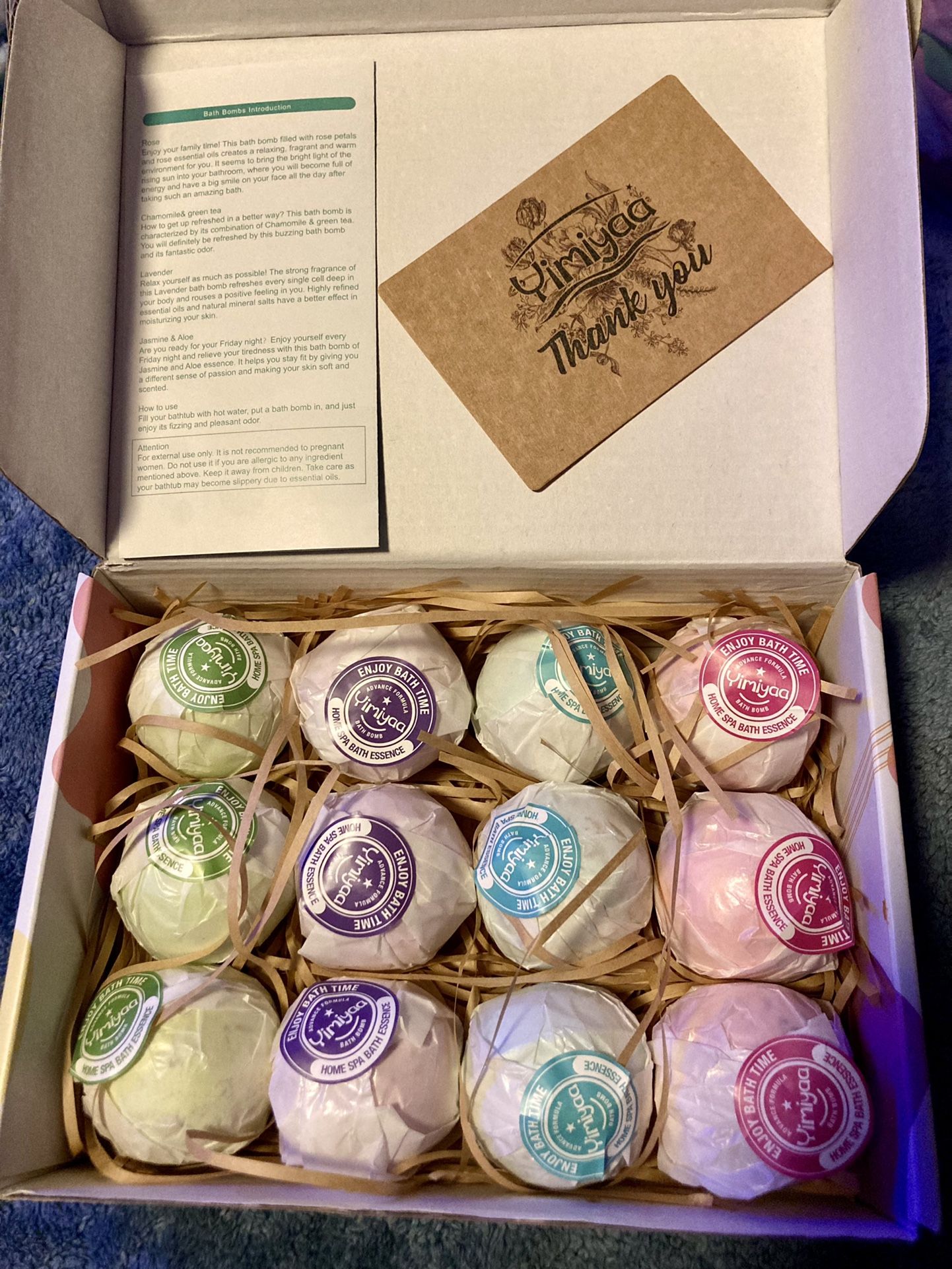 Bath Bombs 12 Piece Gift Set