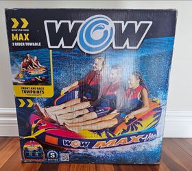 WOW MAX Vibes 3-Person Towable Tube -New in Box