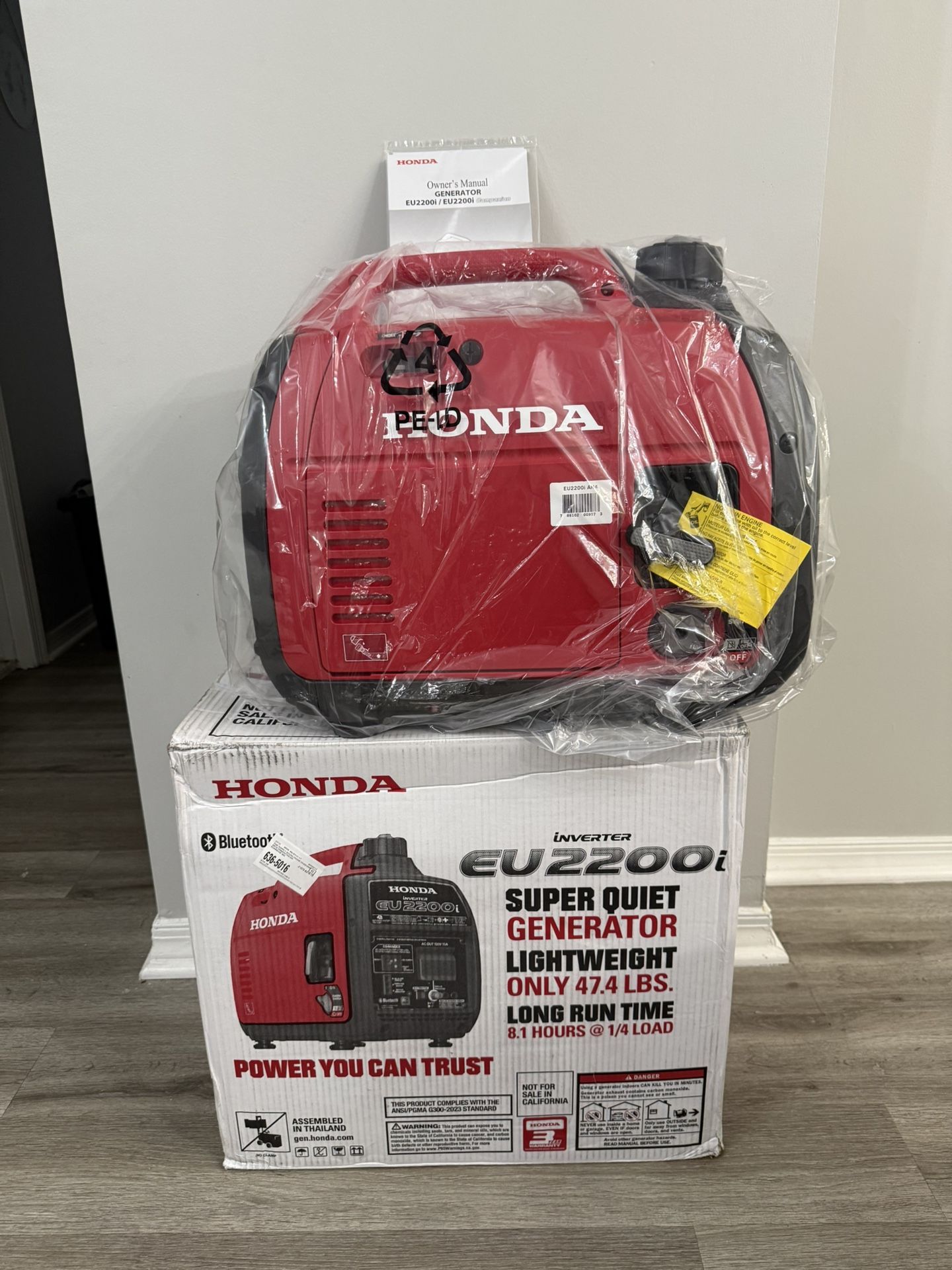 Honda Eu2,200i Inverter Generator 