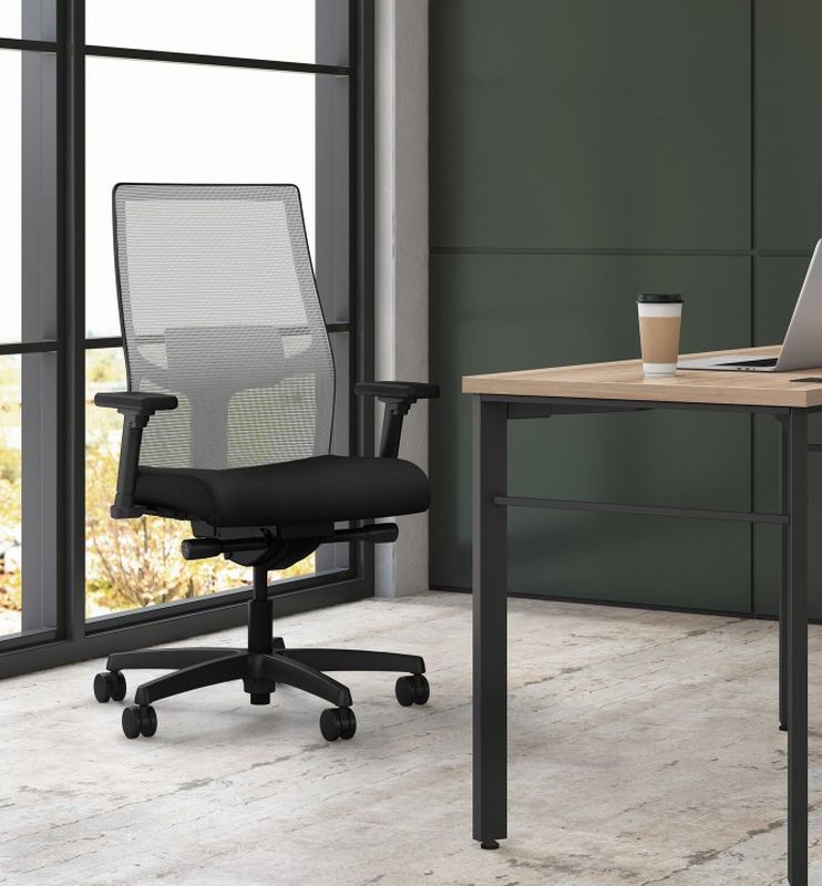 Grey Mesh Back Ergonomic Office Desk Chair