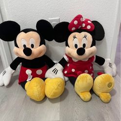 Mickey And Minnie Stuffy 