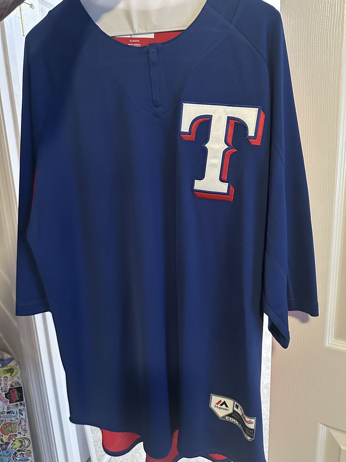 Texas Rangers Jersey Shirt Men’s XL