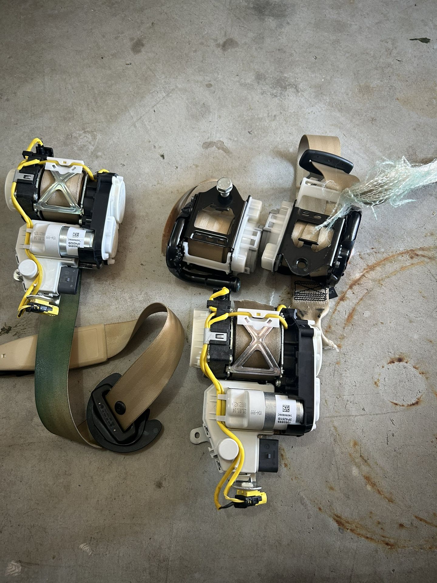 2014 A7 Audi Seat Belts