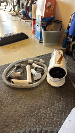 Dog shaver and vacuum