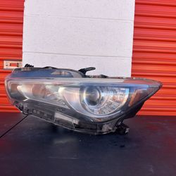 2018-2019 -2020 -2021 -2022 Infiniti Q50 LEFT DRIVE  LED HEADLIGHT OEM 