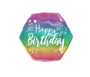 23” happy birthday balloon