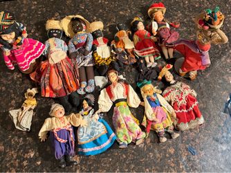 Vintage international dolls from 1960s and early 70s