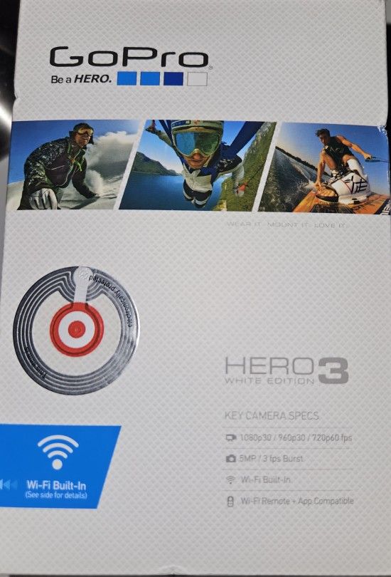 Go PRO HERO 3 Excellent Condition.