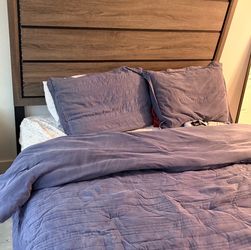 Modern Gray-Brown Bedroom Furniture Set – Excellent Condition