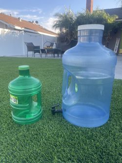 5-Gallon Wide Mouth with Spigot & 1 Gallon Bottle