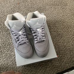 Jorden retro 5s wolf grey size 11
