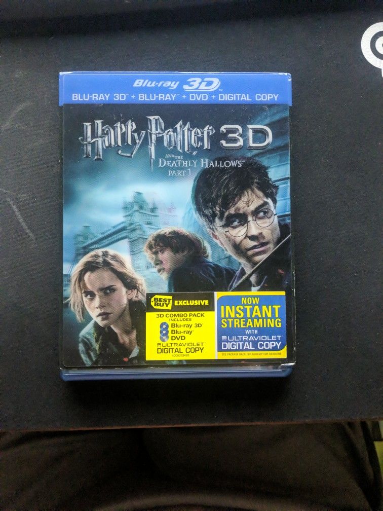 Harry Potter 3D Blu-Ray Deathly Hollows 4 Disc Set