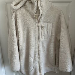 H&M Sherpa Jacket teddy oversized, Small