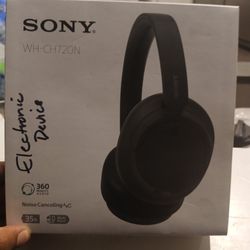 Sony - WHCH720N Wireless Noise Canceling Headphones - Black