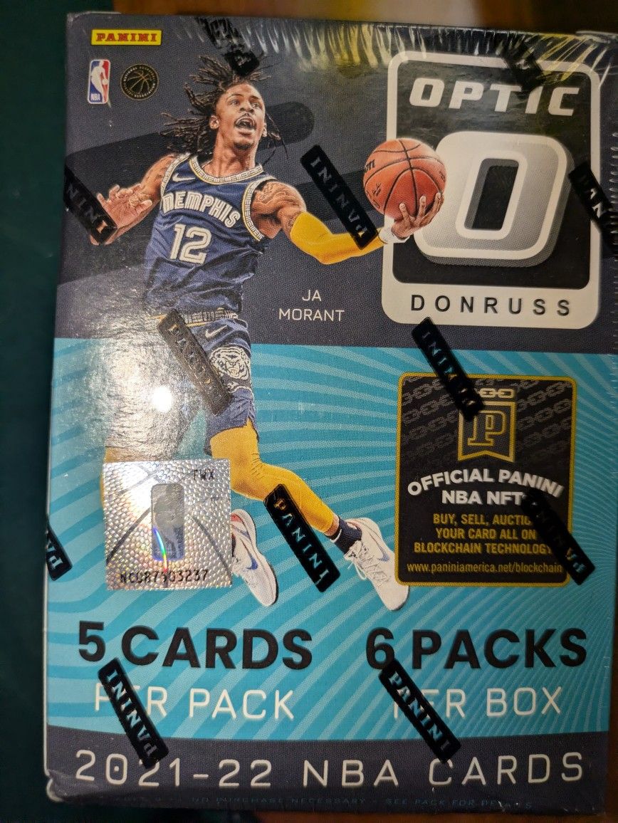 2021-22 Panini Donruss Optic Basketball Blaster Box NBA Factory Sealed 