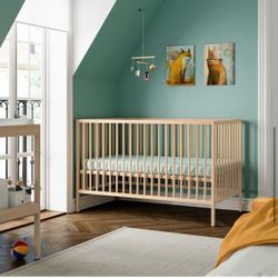 IKEA crib + mattress