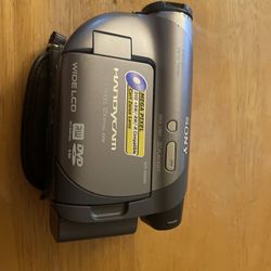 Sony Dcr – Dvd205E Handicap Camcorder Has Been Taken Care Of Looks Amazing