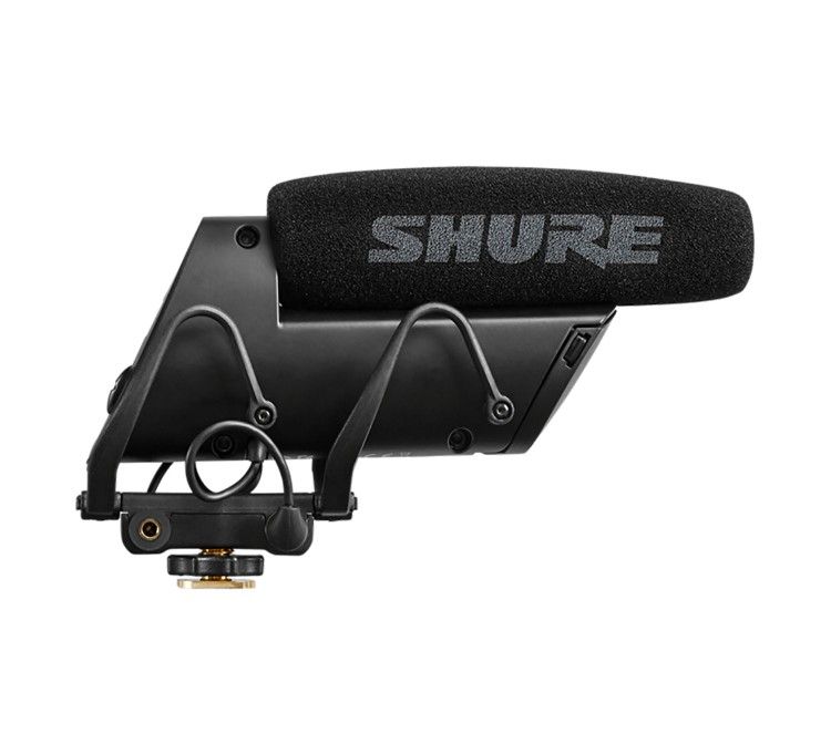 Shure VP83F LensHopper Camera Mount Condenser Microphone with Integrated Flash Recording