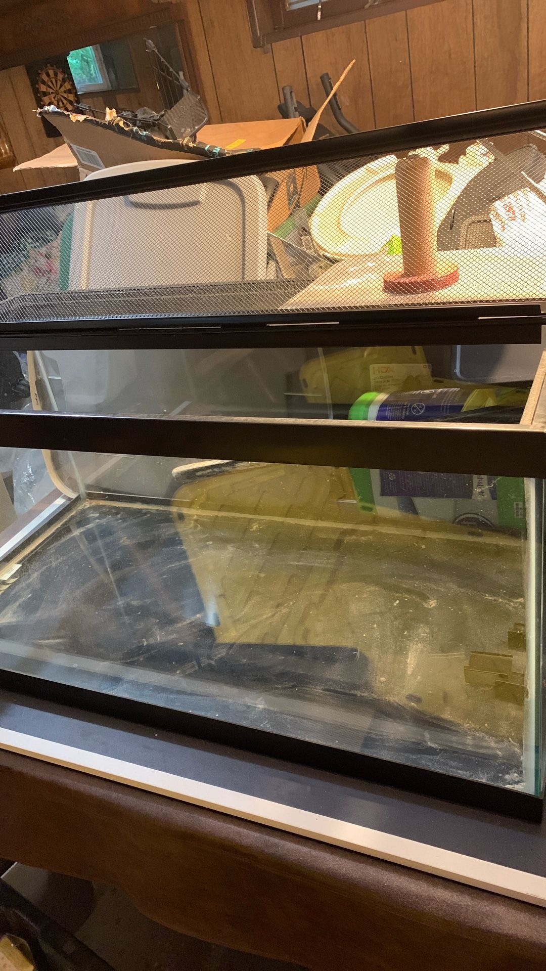 Fish Tank 55 Gallon & Lid