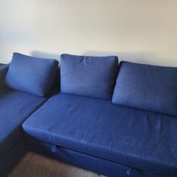 FRIHETEN
Sleeper sectional,3 seat w/storage, Skiftebo Blue