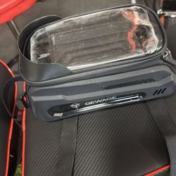 E Bike frame phone & storage bag