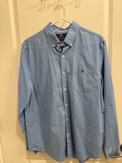 Vineyard Vines Slim Fit Tucker Shirt Blue- medium size