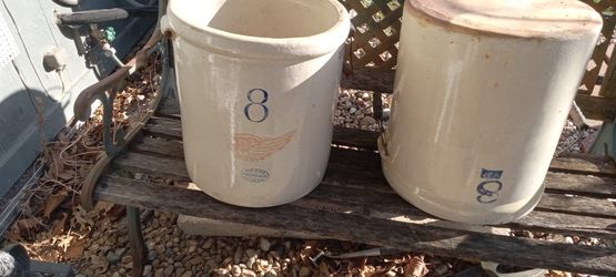 8 Gal Red Wing Crock