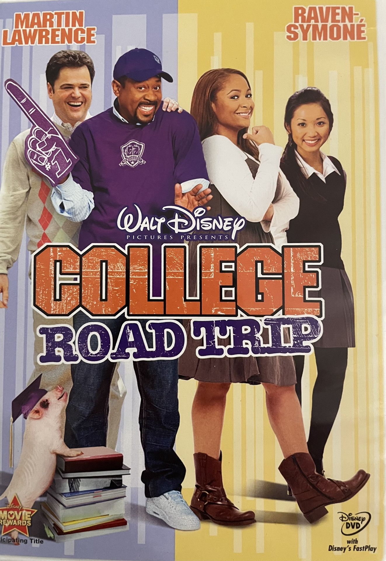 Disney’s COLLEGE Road Trip (DVD-2008) Raven Symone + Martin Lawrence!