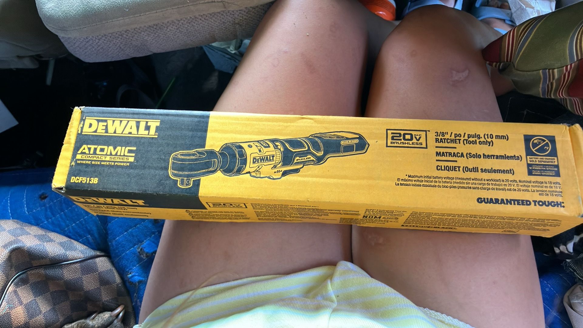 Dewalt Atomic Ratchet 20v 3/8” 10mm
