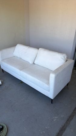 White Two Seat Couch