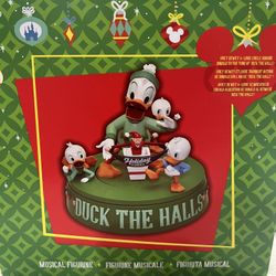 Disney Donald Duck Musical Figurine.  Christmas