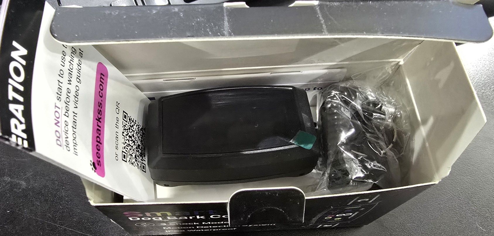 Brand New In Box Dog Smart Anti Bark Training Collar