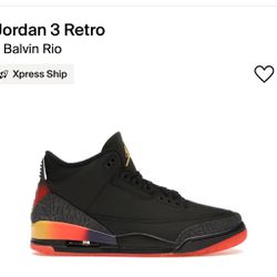 Jordan 3 Retro J Balvin Rio 