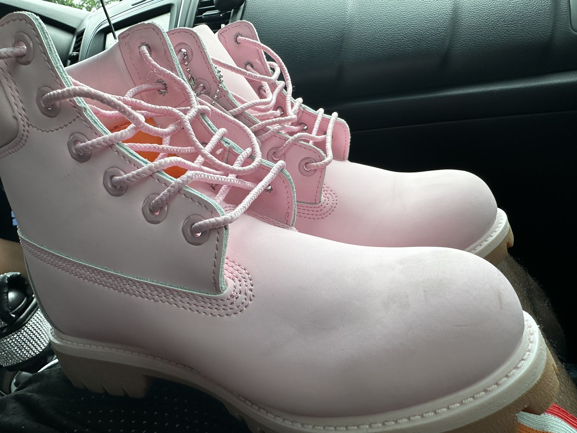 Pink Timberland Boots