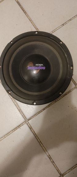 OLD SCHOOL KICKER IMPULSE 8"  WORKS PERFECT SINGLE 4 OhmS