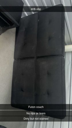 Black Futon Couch