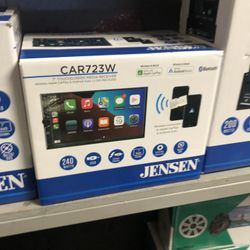 Jensen Car723w Wireless Apple CarPlay And Android Auto Stereo 