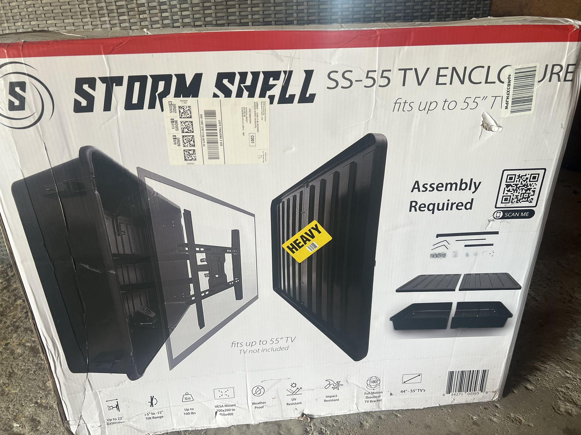 Outdoor TV Enclosure