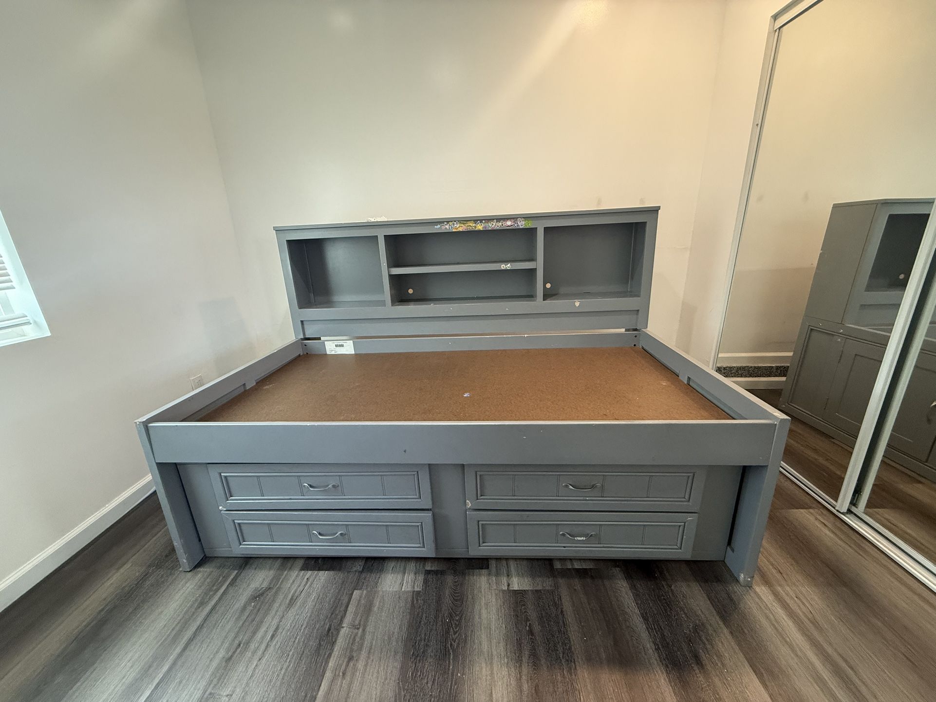 Twin Wooden Bed
