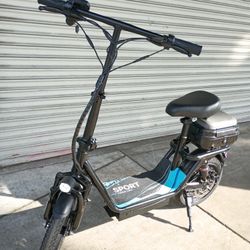 SPORT ELECTRIC SCOOTER 650W POWER MOTOR -SPEED 25MPH-RANGE 30 MILES-TURN LIGHTS-DUAL DISK BRAKES
K8 Electric Scooter with seat for Adults, 25 MPH Top 