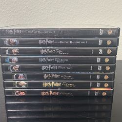 The entire Harry Potter series dvd except Goblet of Fire ( pick up only )