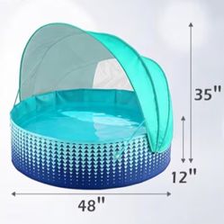 Kiddie Baby Pool with Canopy